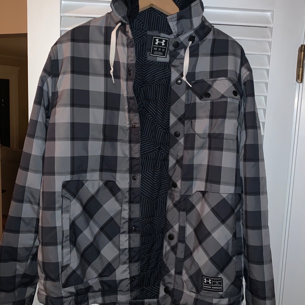 Under Armour coat.